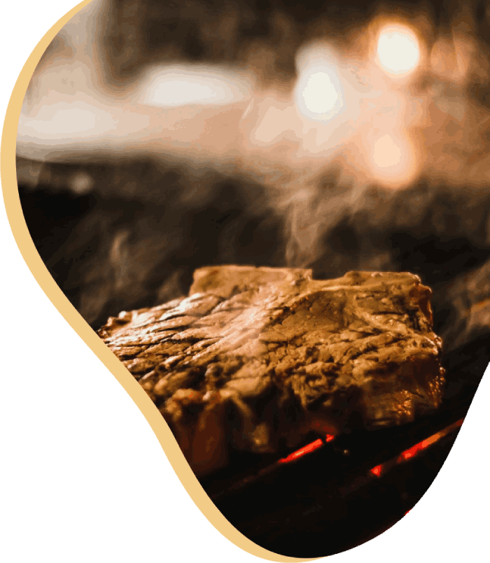 Carne sobre parrilla